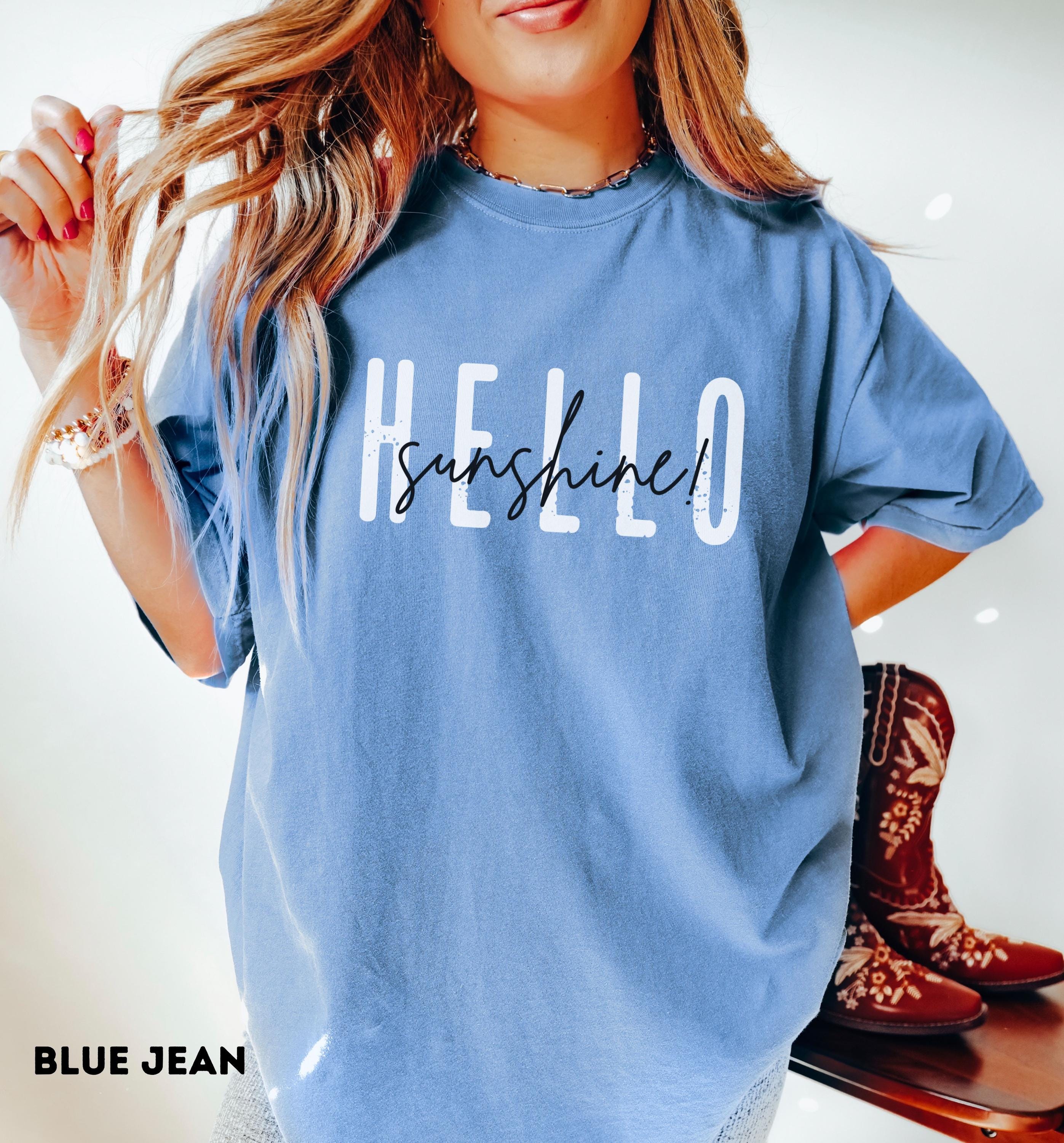 Color For Spring Tee Summer Spring Shirt Comfort Colors Oversized Tshirt Simple Pullover Tee ...