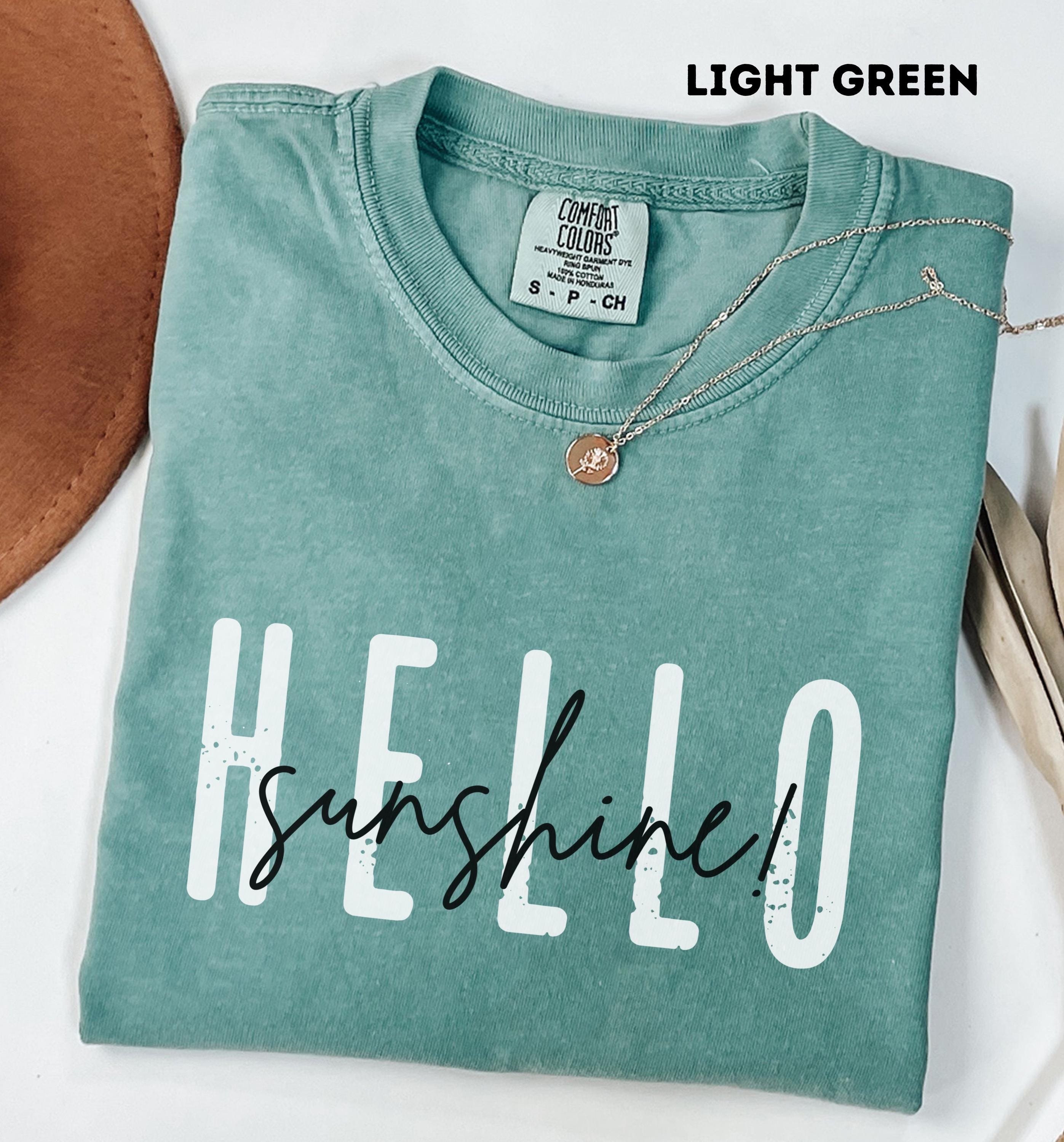 Spring Color Shirts Summer Spring Shirt Comfort Colors Oversized Tshirt Simple Pullover Tee ...