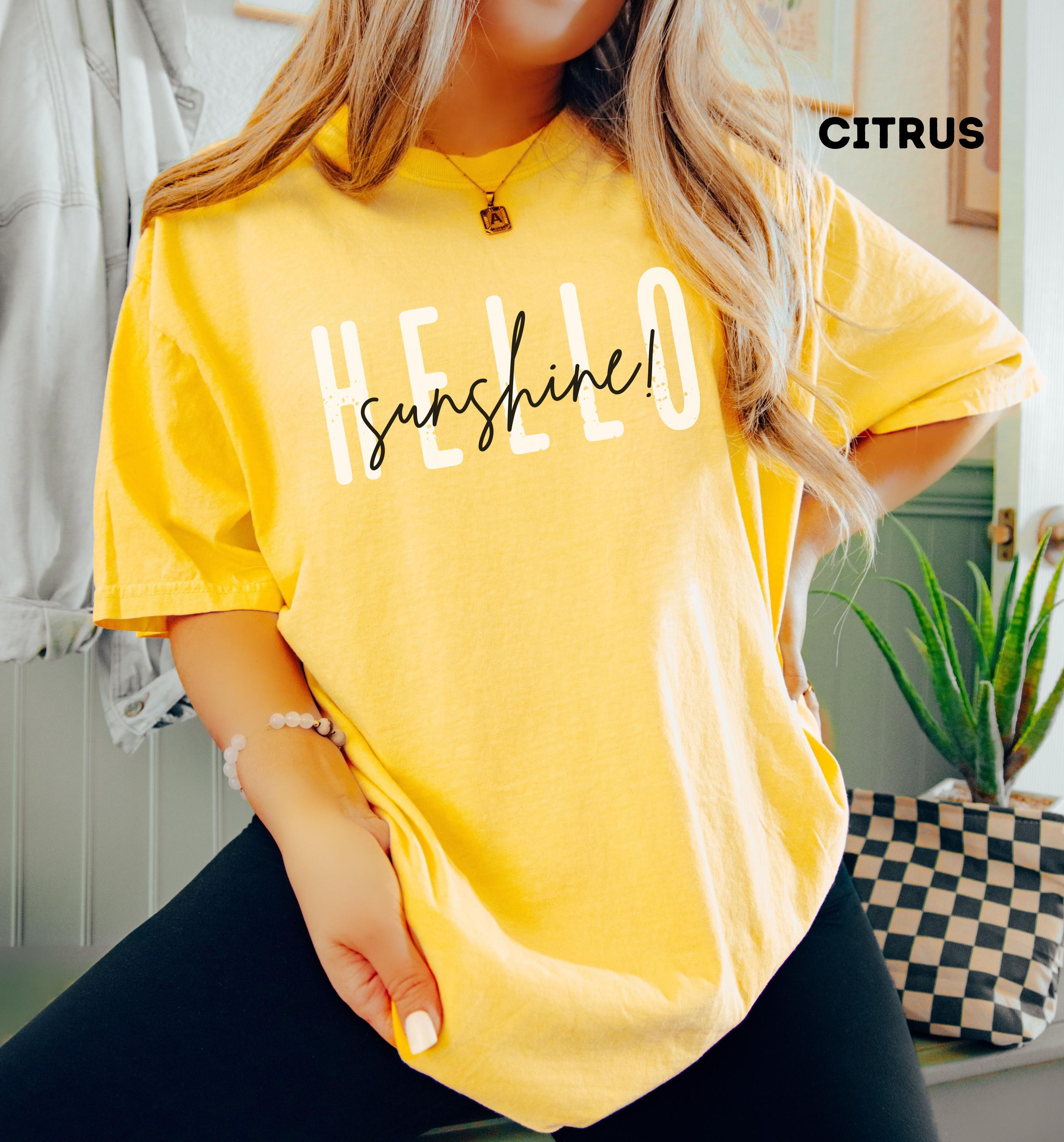 Spring Color Shirts Summer Spring Shirt Comfort Colors Oversized Tshirt Simple Pullover Tee ...