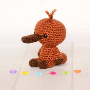 Platypus funny stuffed animal Cute play doll Toddler plush soft toy Little desk buddy