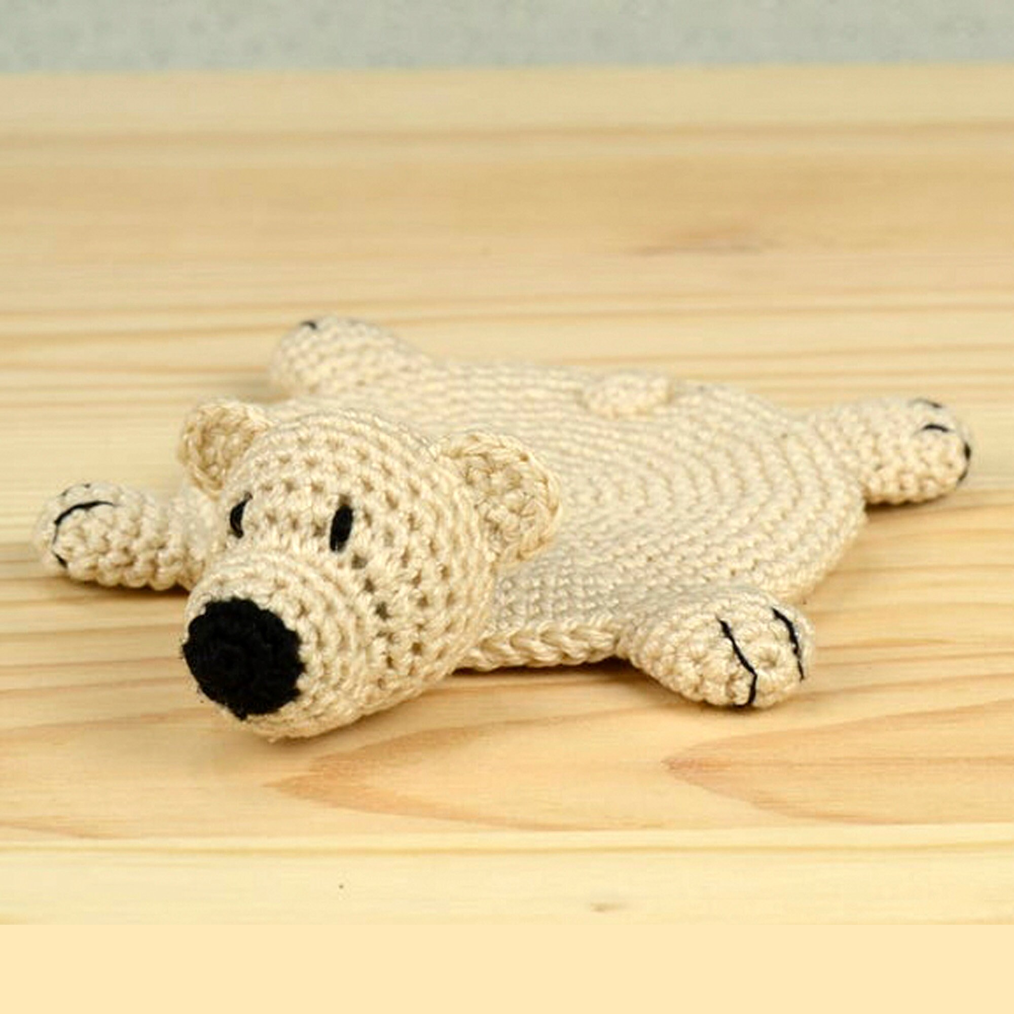 Bear Coaster Crochet Coaster Christmas Coaster Christmas Gift Etsy