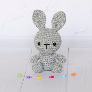 Rabbit little stuffed animal Bunny amigurumi Cute play doll Toddler plush soft toy