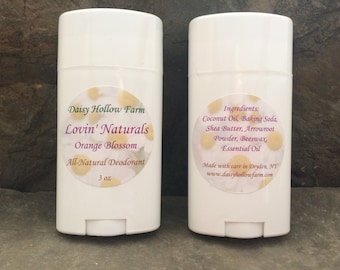 All-Natural Deodorants - 7 Varieties