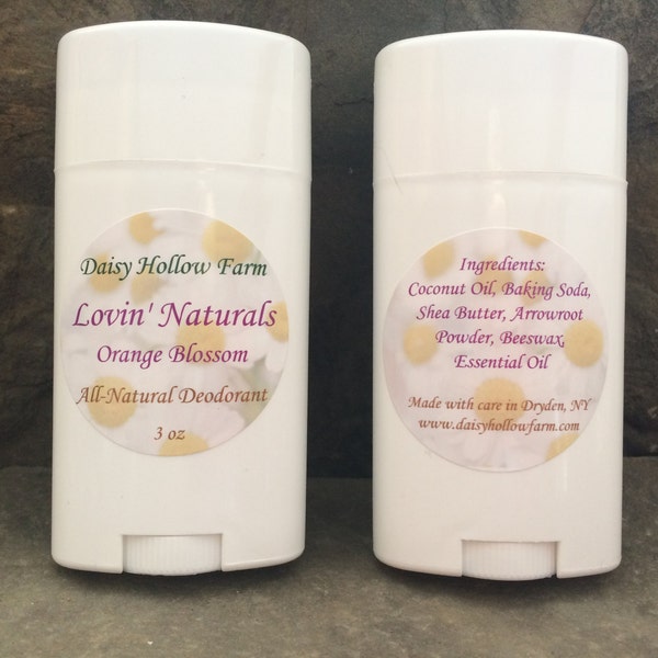 All-Natural Deodorants - 7 Varieties