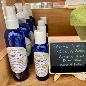 Facial Toner with Tea Tree and Lavender