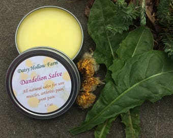 All-Natural Dandelion Salve
