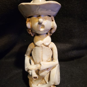 Dino Bencini Fireman Firefighter Figurine Italian Artisan Pop Art Clay Sculpture Fireman Figurine