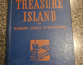 Vintage Treasure Island Book Whitman Publishing (n.d) pre-owned Estate Book