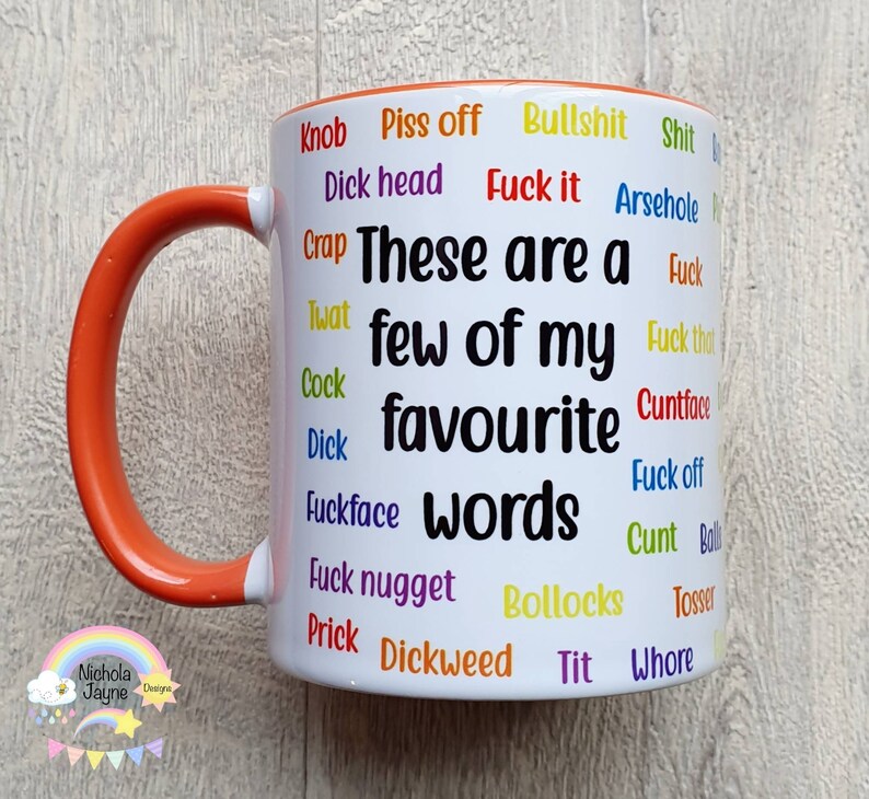 Handmade Novelty Swear Rude Mug Cup Etsy UK