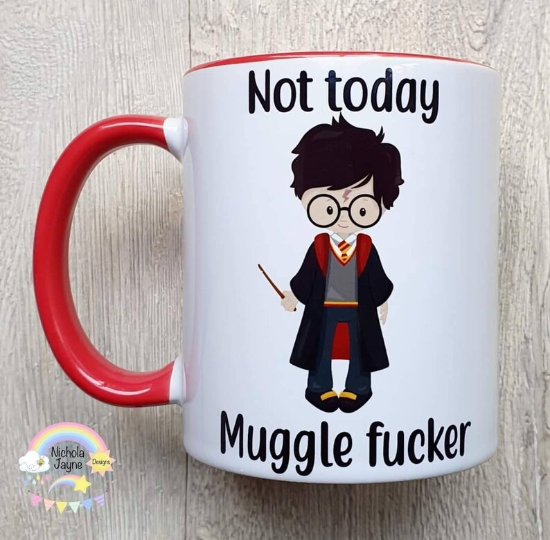 Handmade novelty muggle fucker swear mug cup Etsy