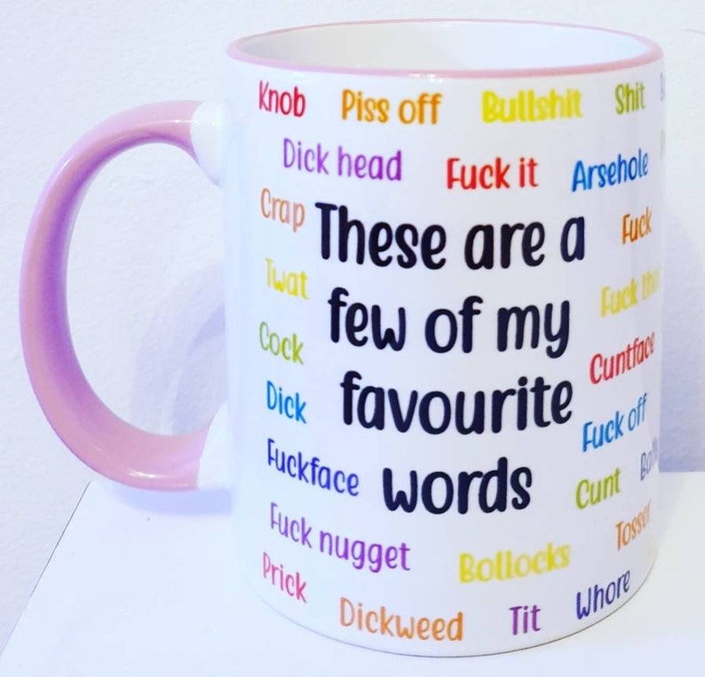 Handmade Novelty Swear Rude Mug Cup | Etsy UK