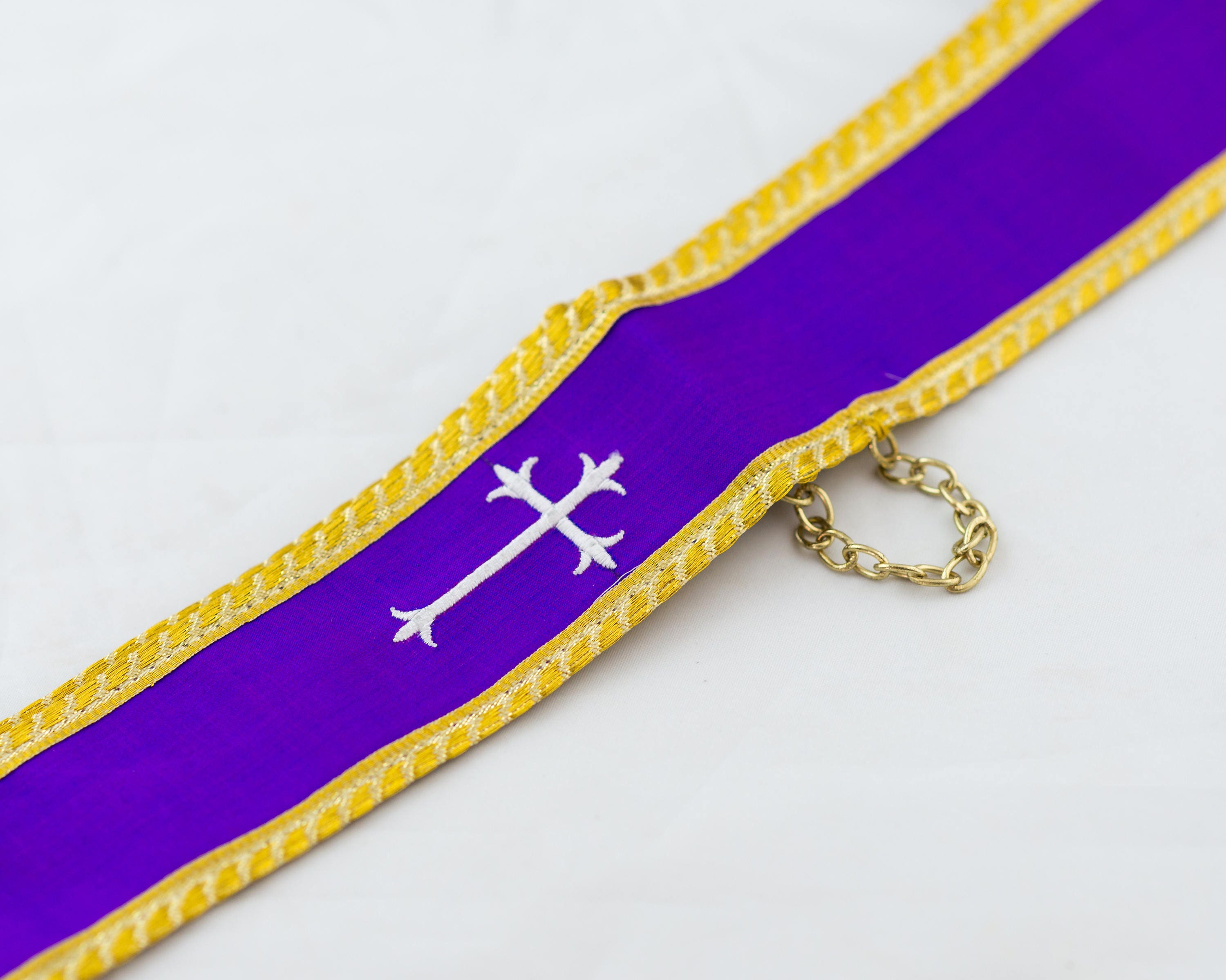 Mds Confessional/vistation Stole Pure Silk - Etsy