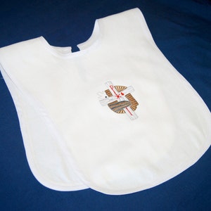 mds F Baptismal Bib
