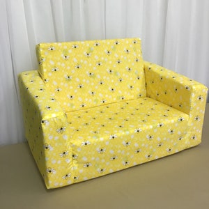 YELLOW BEES.  Sofa Cover.  Australian Made