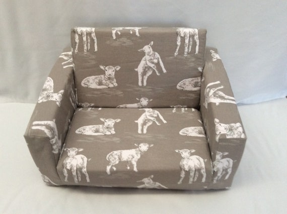 Nursery Must Have Flip Out Sofa Cover Lambs Babies Couch Etsy