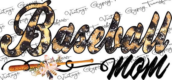 Download Baseball Mom Leopard Instant Download Etsy