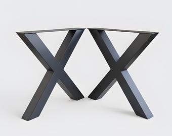 Table legs (Set of 2) - desk base - DIY metal desk base - pieds de table - tischbeine - high quality