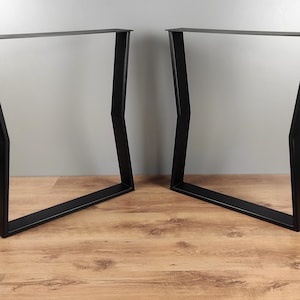 Table legs (Set of 2) - desk base - DIY metal desk base - pieds de table - tischbeine- high quality