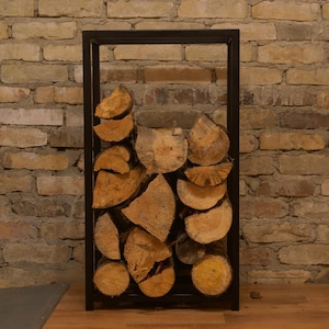 Firewood Rack - High Quality Fireplace Decor & Firewood Storage - Perfect Fireplace Accessory