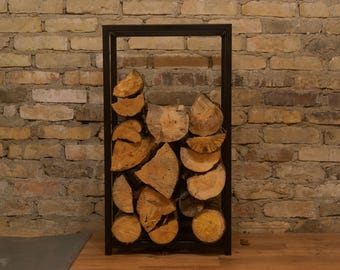 Firewood Rack - High Quality Fireplace Decor & Firewood Storage - Perfect Fireplace Accessory