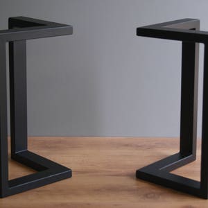 L shape bench legs (set of 2) - Coffee table legs - pieds de table - tischbeine - high quality