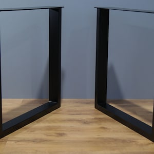Table legs (Set of 2) - desk base - DIY metal desk base - pieds de table - tischbeine - high quality