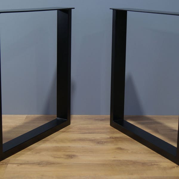 U shape steel table legs, table base, desk legs, desk base (SET OF 2)