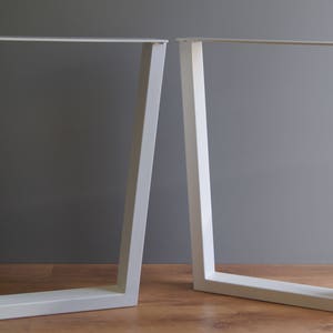 Table legs (Set of 2) - desk base - DIY metal desk base - pieds de table - tischbeine - high quality