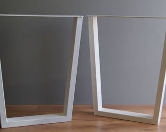 Table legs (Set of 2) - desk base - DIY metal desk base - pieds de table - tischbeine - high quality