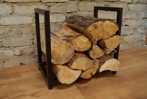 Home Discount Fire Vida Log Holder Cage Handle Firewood Basket Steel Fire Accessory 