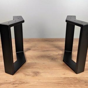 L shape bench legs (set of 2) - Coffee table legs - furniture base - pieds de table - tischbeine - high quality