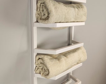 Handtuchhalter - Wandhalterung Handtuchhalter - Deckenaufbewahrung - Yogamattenhalter - Badezimmerorganizer - Handtuchhalter