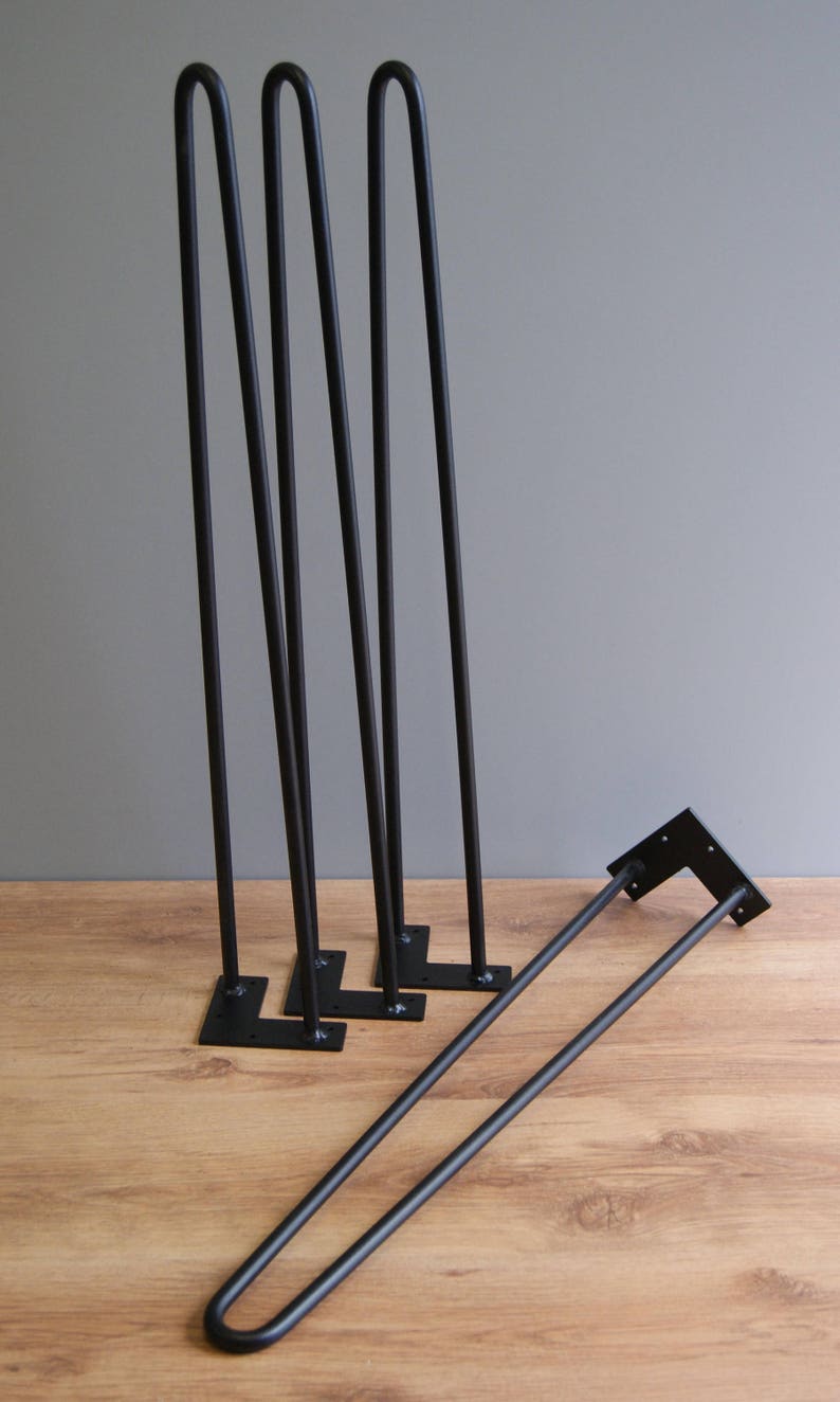 Heavy duty hairpin legs 12 mm 1/2 inch / 2 rod all sizes Etsy