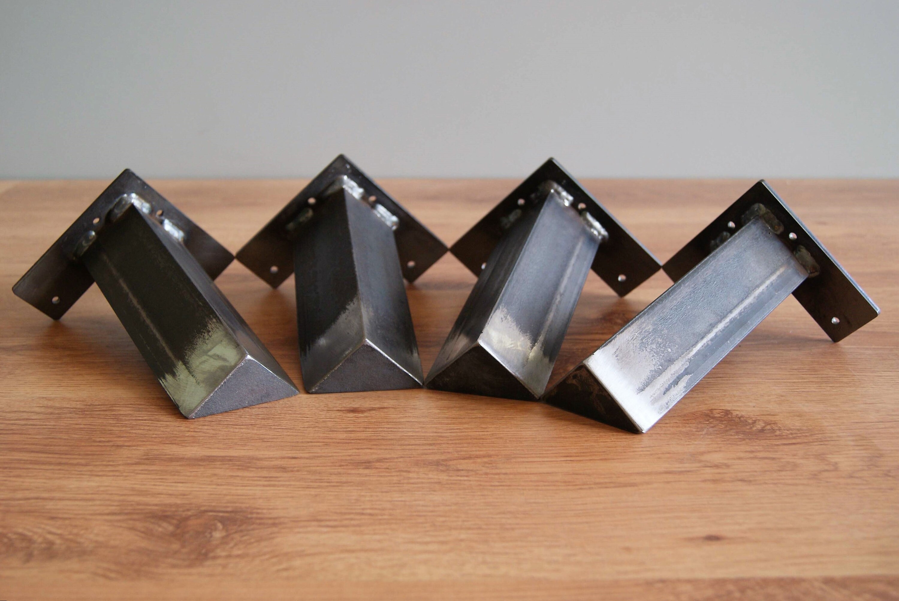 4x Angle Iron Steel Furniture Feet SET OF 4 Etsy