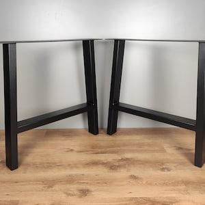 Table legs (Set of 2) - desk base - DIY metal desk base - pieds de table - tischbeine - high quality