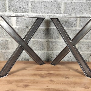 Tischbeine (2er Set) - Schreibtischuntergestell - DIY Metall Schreibtischuntergestell - pieds de table - tischbeine - hohe Qualität
