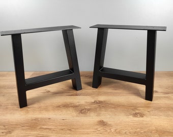 SALE! Set of 2 bench legs, Industrial legs, shape steel bench legs, coffee table legs, bench base, coffee table base (SET OF 2)