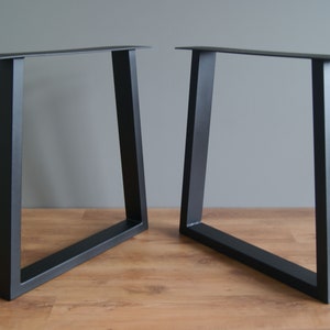 Table legs (Set of 2) - desk base - DIY metal desk base - pieds de table - tischbeine - high quality