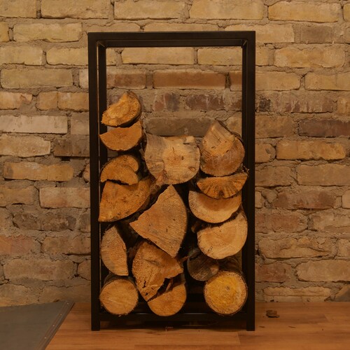 Round Steel Firewood Log Holder Firewood Storage Etsy