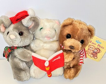 LUV PETS YOU CHOOSE! ASSORTED RUSS BERRIE CHAMOIS PLUSH COLLECTION LUV PETS YOU CHOOSE! ASSORTED RUSS BERRIE CHAMOIS PLUSH COLLECTION