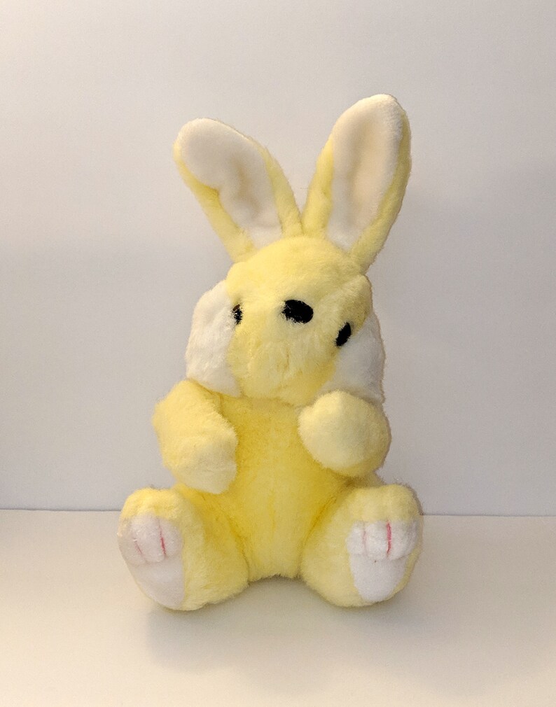 vintage bunny stuffed animal