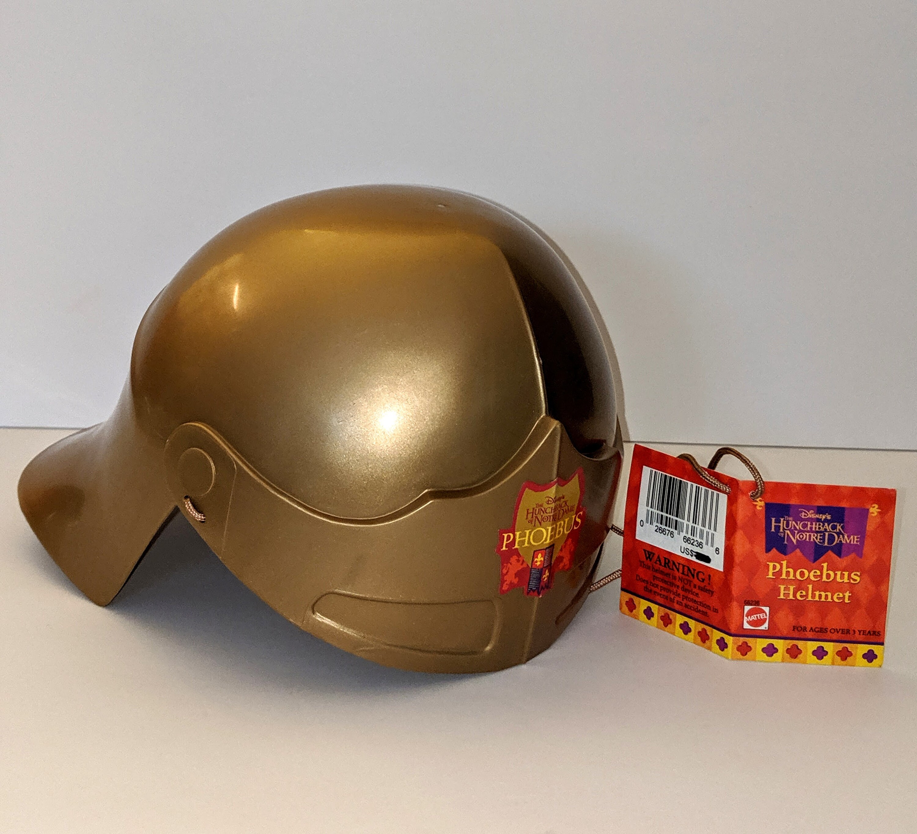 Vintage Mattel Disney Hunchback of Notre Dame Phoebus Helmet Child
