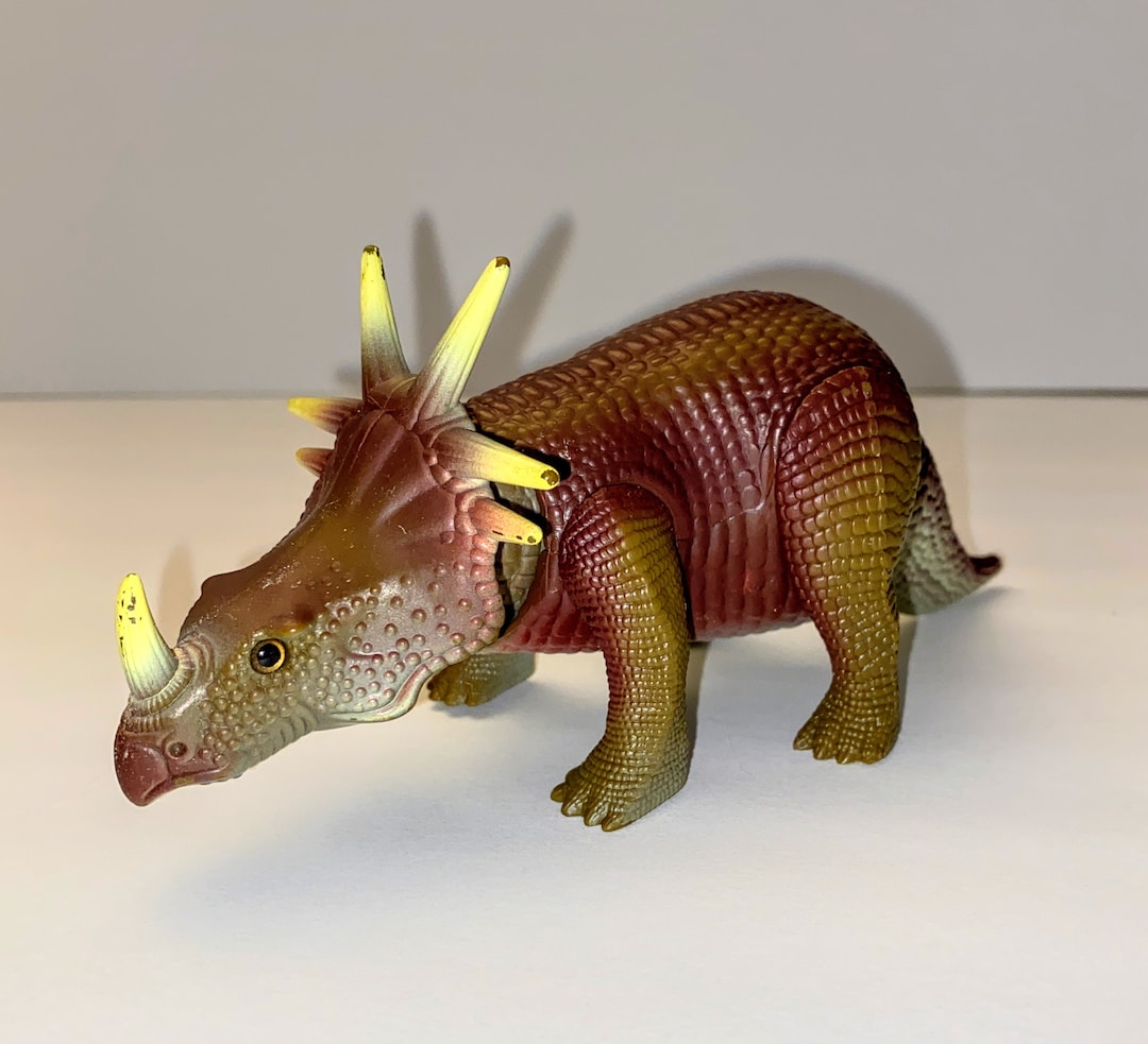 Vintage Tyco Toys Dino Riders Dinosaur Styracosaurus 1990 Etsy