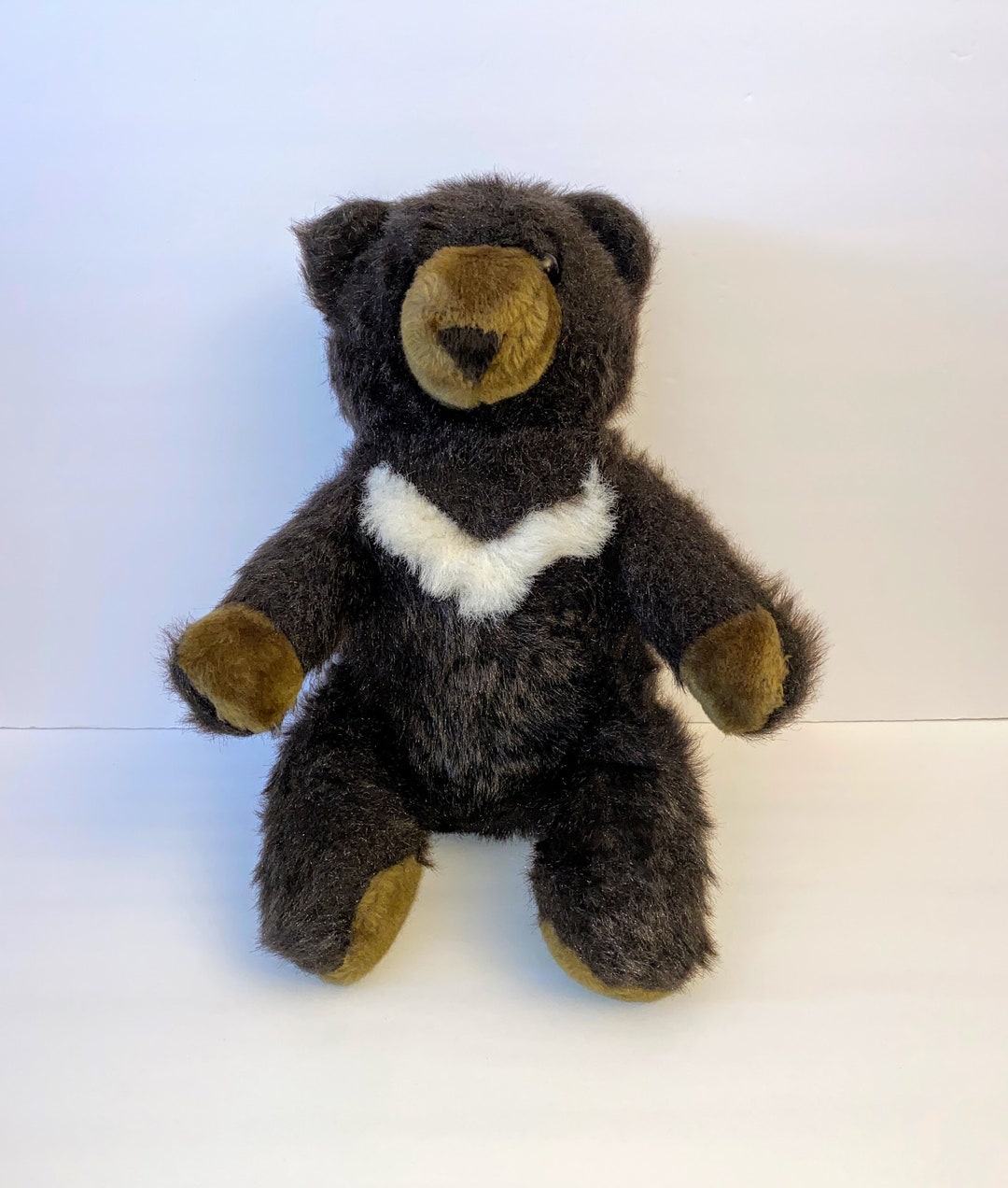 Vintage Dakin Pillow Pets Brown Bear Plush 1982 Etsy