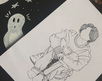 BTS Jungkook Pencil Drawing : PRINT From Original Fanart - Etsy UK