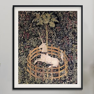 Medieval Unicorn Poster (No Frame)