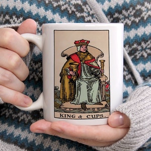 Caneca de café com carta de tarô King Of Cups