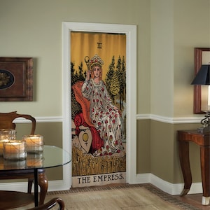 The Empress Tarot-deurgordijn - Tarotkaart-deurgordijn - Rider Waite Deck 50 x 84 inch deurgordijn