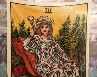 Empress Tarot Card Tapestry – Rider Waite Smith Art