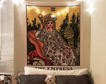 The Empress Tarot Card Tapestry - Rider Waite Design